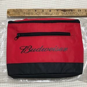 Budweiser Red Soft Cooler Bag Perfect New with out tags